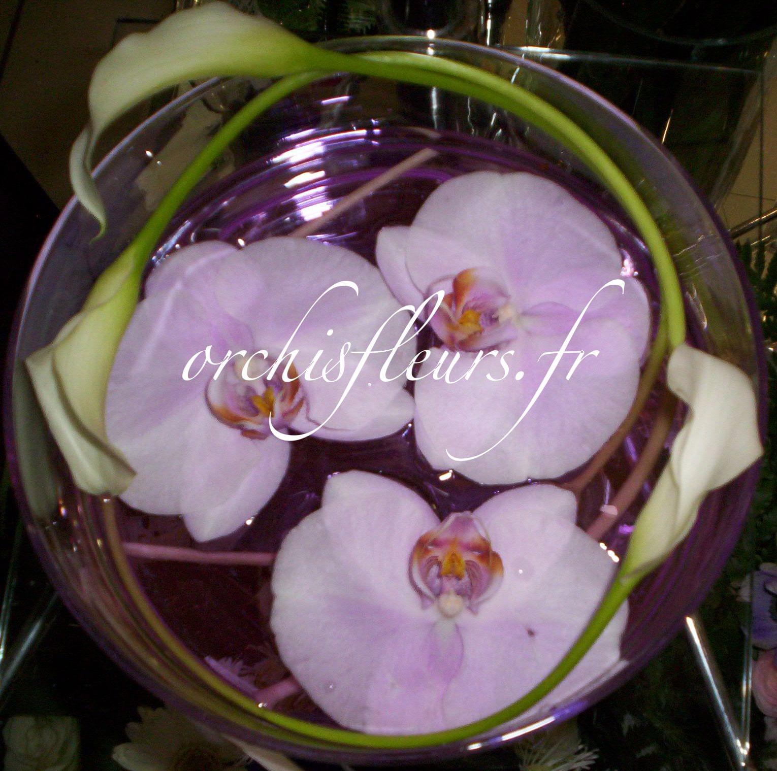 Centre de table rond fleuriste Bois d'Arcy Centre de table rond fleuriste Bois d'Arcy