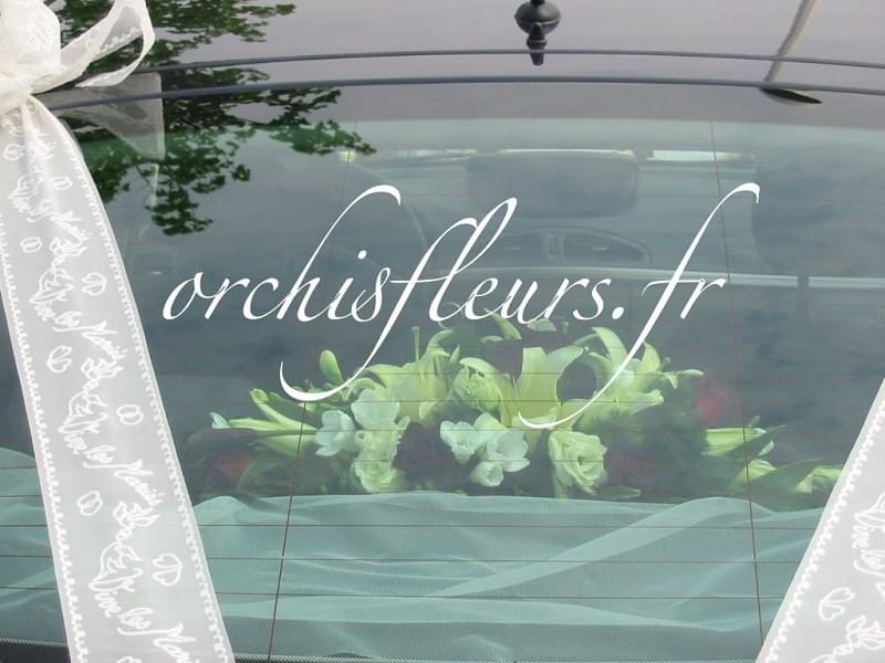 Décoration de voiture fleuriste Bois d'Arcy Décoration de voiture fleuriste Bois d'Arcy