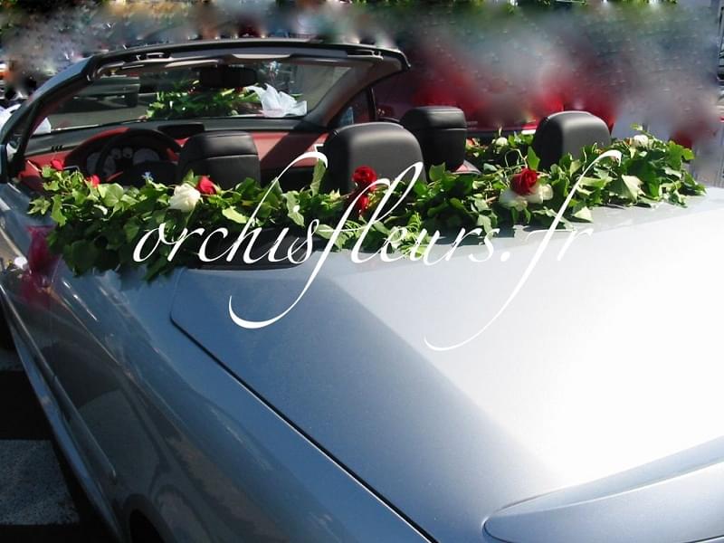 Décoration de voiture fleuriste Bois d'Arcy Décoration de voiture fleuriste Bois d'Arcy