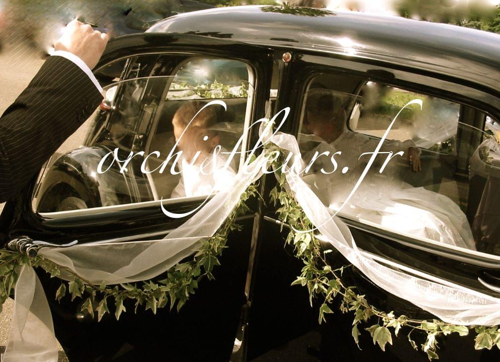 Décoration de voiture fleuriste Bois d'Arcy Décoration de voiture fleuriste Bois d'Arcy