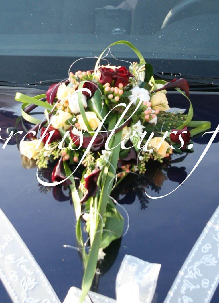 Décoration de voiture fleuriste Bois d'Arcy Décoration de voiture fleuriste Bois d'Arcy